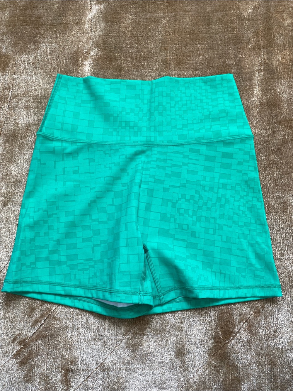 aerie green High-Rise Bike Shorts